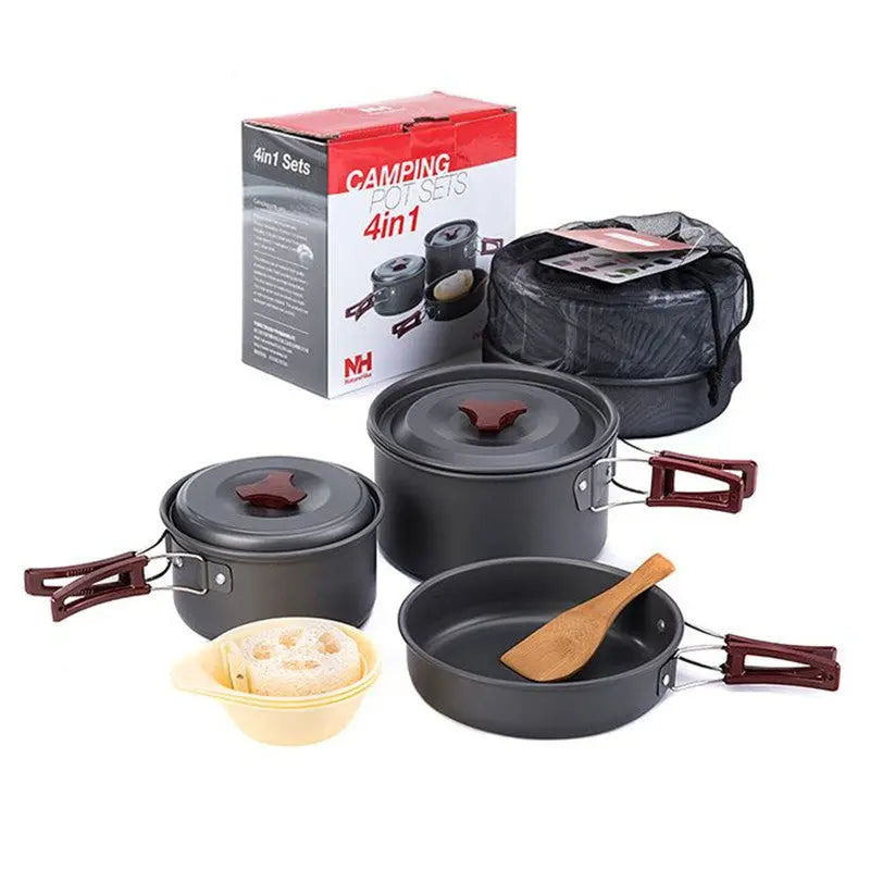 Naturehike Tableware Camping Set 4 in 1 Picnic For 2-3 Person