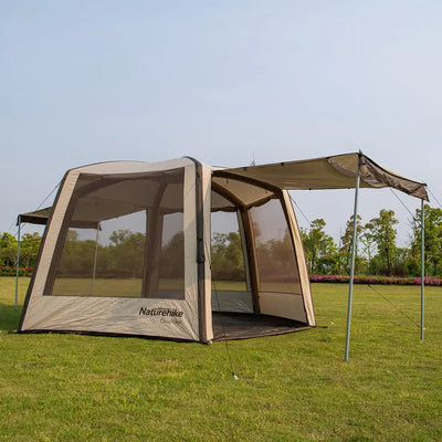 An image of a Hexagonal cotton canopy Beach Tent by Naturehike official store