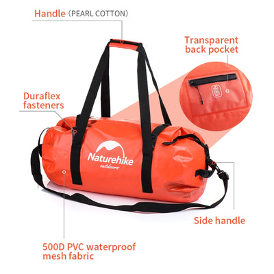 An image of a Outdoor waterproof camel bag 60L by Naturehike official store