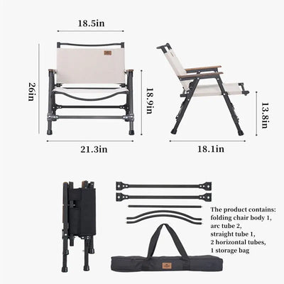 An image of a Portable Folding Camping Chair US by Naturehike official store