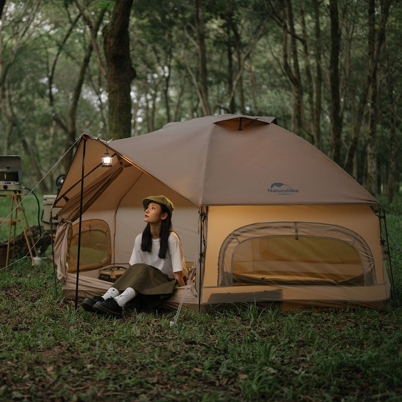 An image of a Naturehike MG Hexagonal Yurt Camping Tent by Naturehike official store