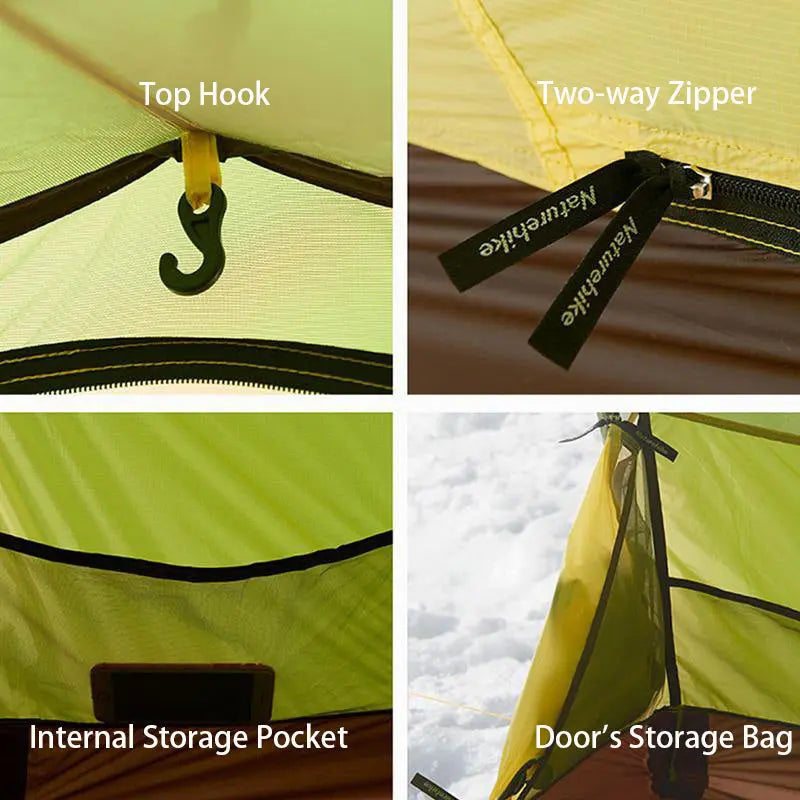 An image of a Opalus  Tunnel  2-3 People Camping Tent by Naturehike official store