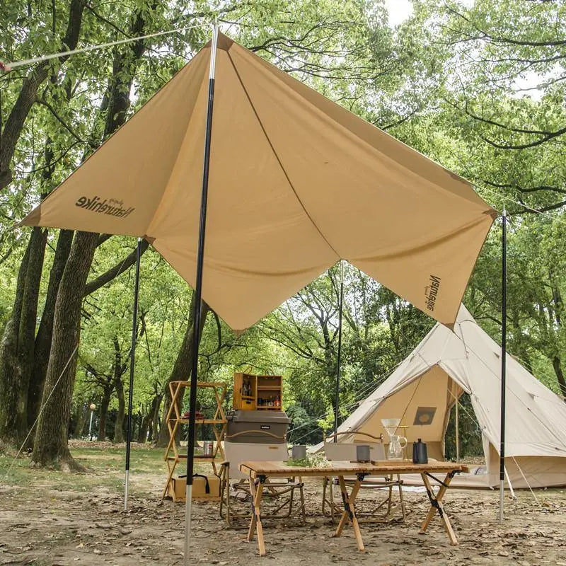 tarp stoff Hexagon? Canvas Camping Tarp